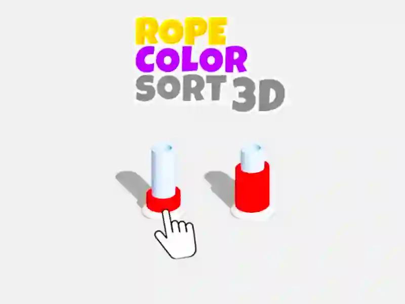 Peli Köysivärinen lajittelu 3D verkossa Peli Köysivärinen lajittelu 3D verkossa