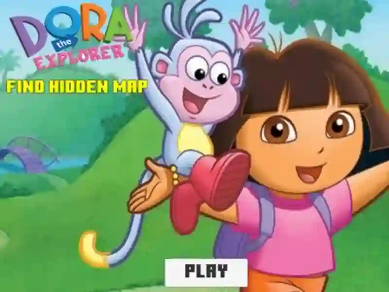 Peli Dora the Explorer: Etsi piilotettu kartta verkossa