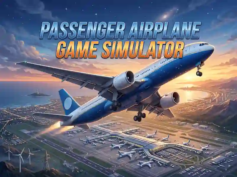 Peli Passenger Airplane Game Simulator verkossa