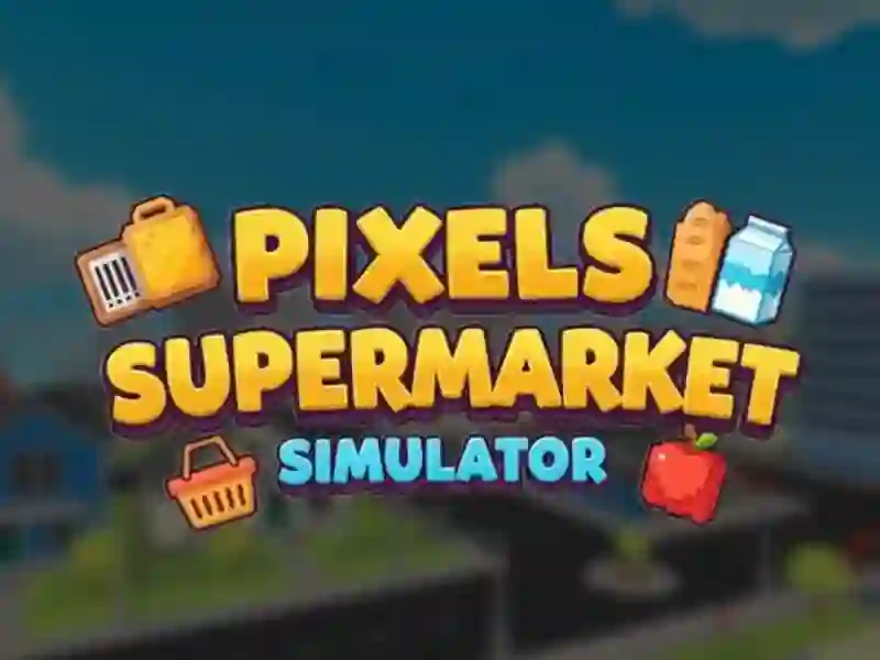 Peli Pixels Supermarket Simulator verkossa
