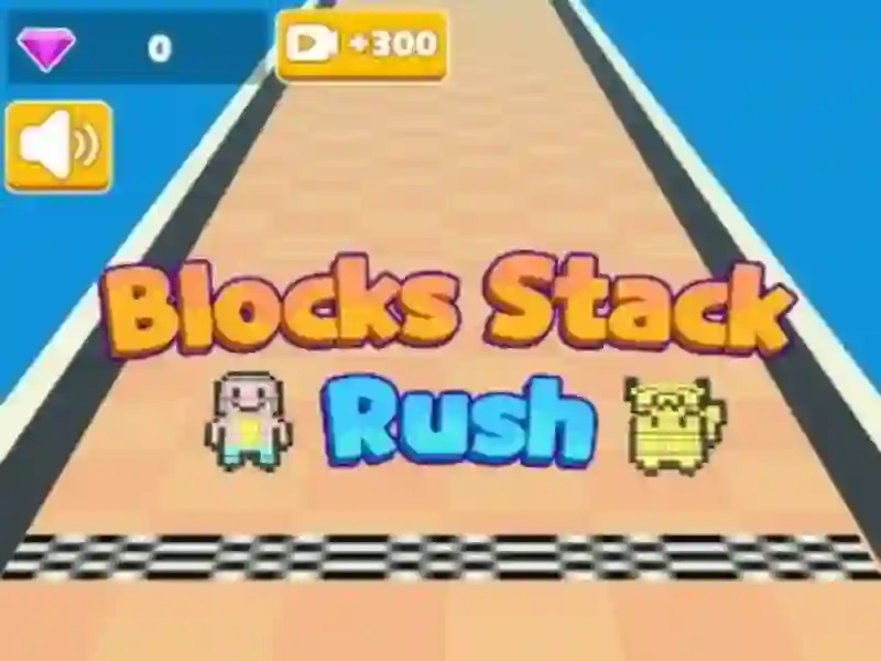 Peli Blocks Stack Rush verkossa