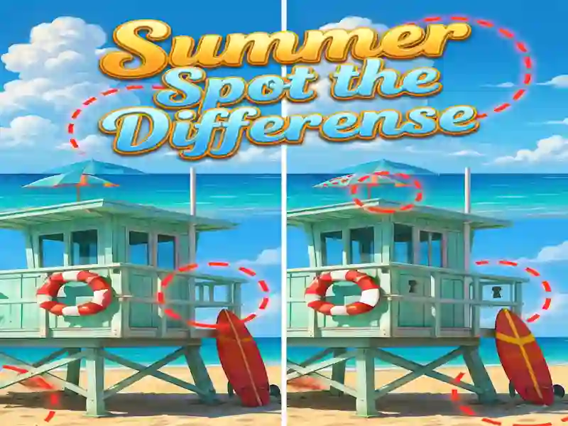 Peli Summer Spot the Differense verkossa