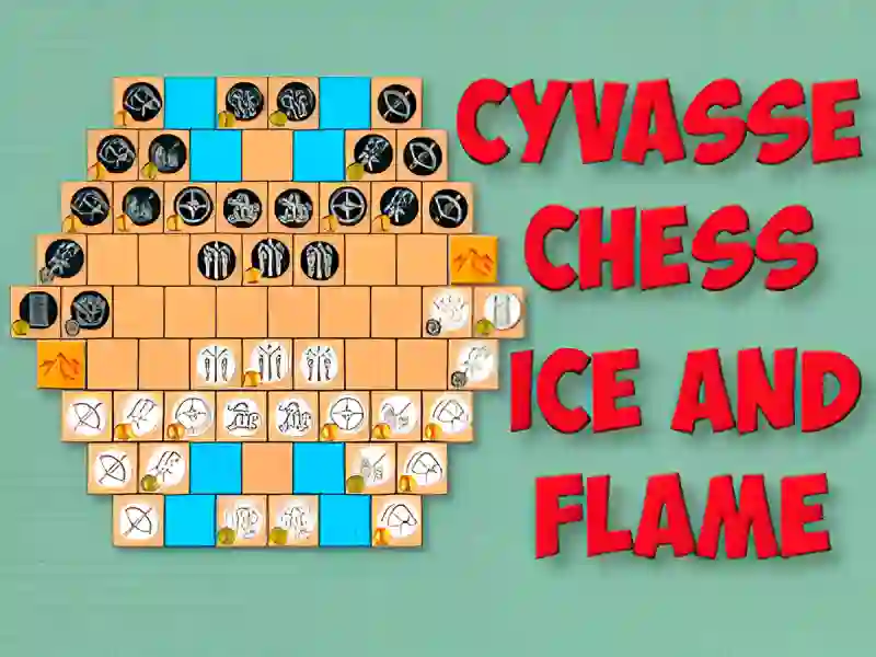 Peli Cyvasse Chess Ice and Flame verkossa
