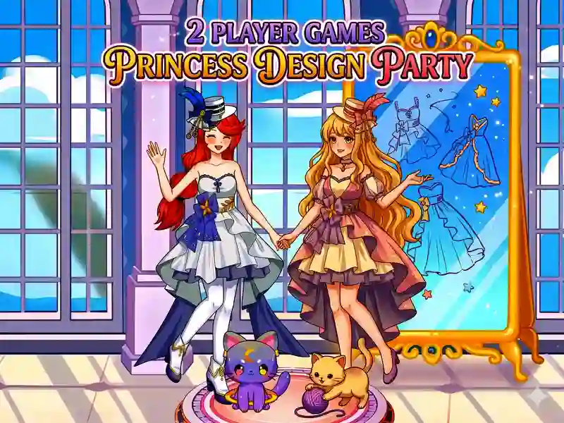 Peli 2 Player Games Princess Design Party verkossa