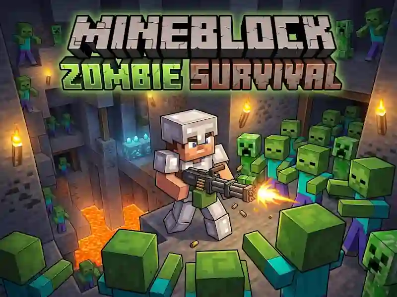 Peli Mineblock Zombie Survival verkossa