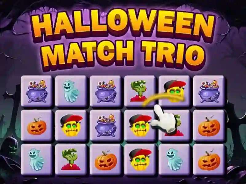 Peli Halloween Match Trio verkossa Peli Halloween Match Trio verkossa