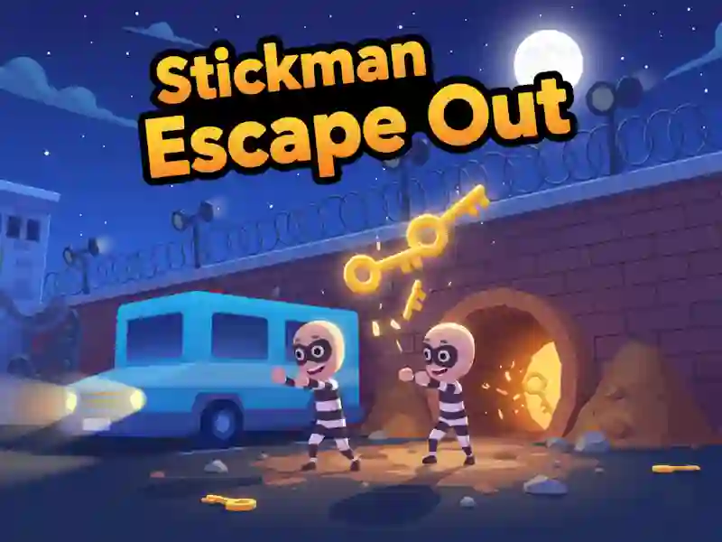 Peli Stickman Escape Out verkossa