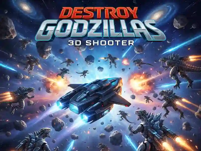 Peli Tuhoa Godzillas: 3D Shooter verkossa