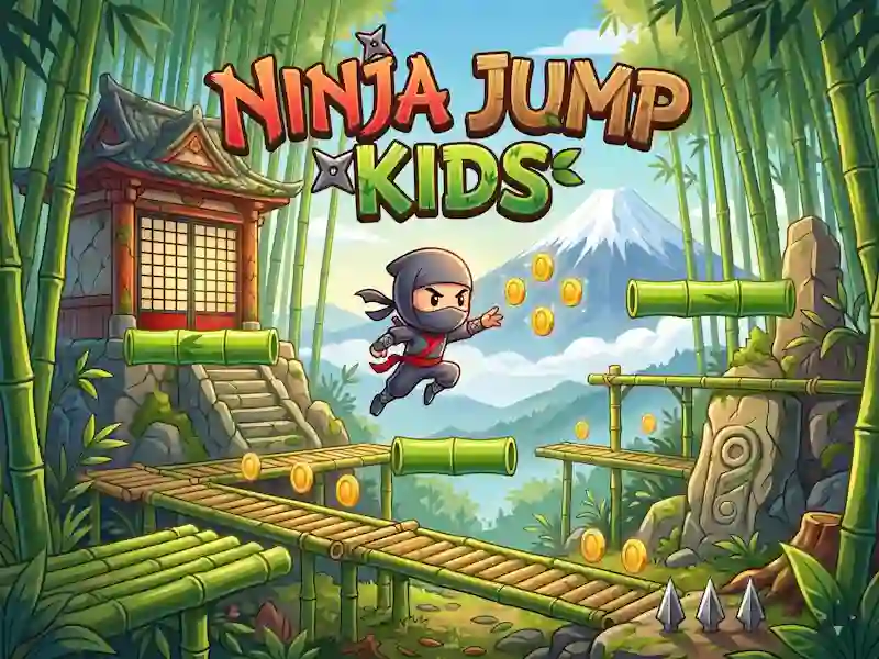 Peli Ninja Jump Kids verkossa
