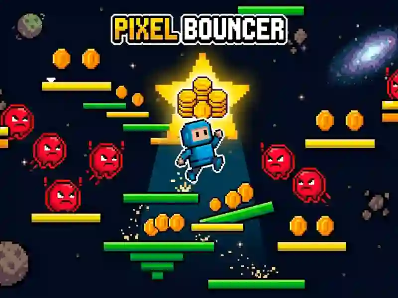 Peli Pixel Bouncer verkossa