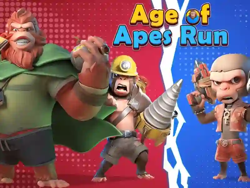 Peli Apinoiden ikä juoksee verkossa