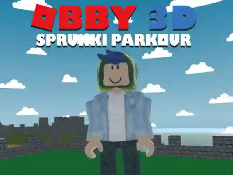 Peli Obby 3d sprunki parkour verkossa