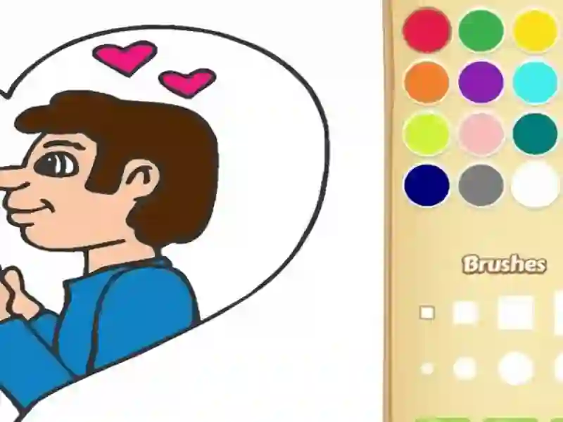 Peli Rakkaus värityskirja lapsille verkossa