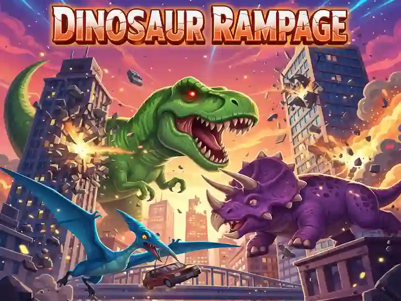 Peli Dinosaur Rampage verkossa