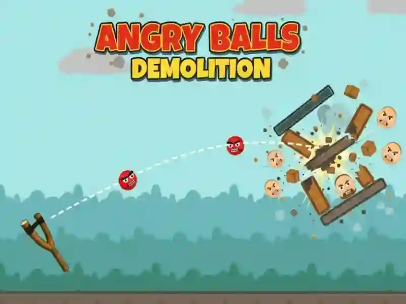 Peli Angry Balls Demolition verkossa
