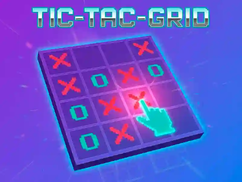Peli Tic-Tac-Grid verkossa