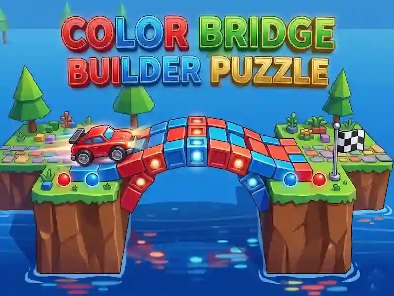 Peli Color Bridge Builder Puzzle verkossa