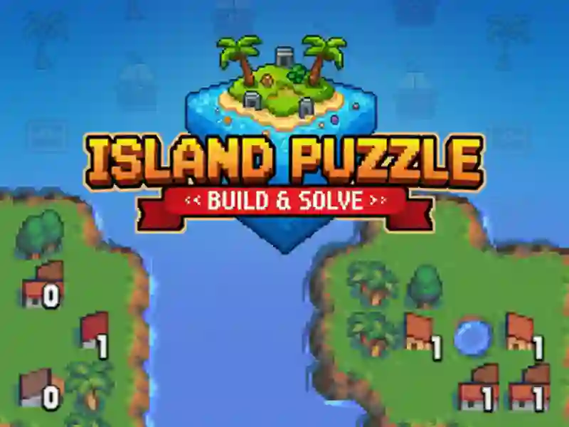 Peli Island Puzzle: Rakenna ja ratkaise verkossa