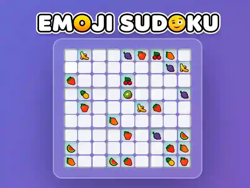 Peli Emoji Sudoku verkossa