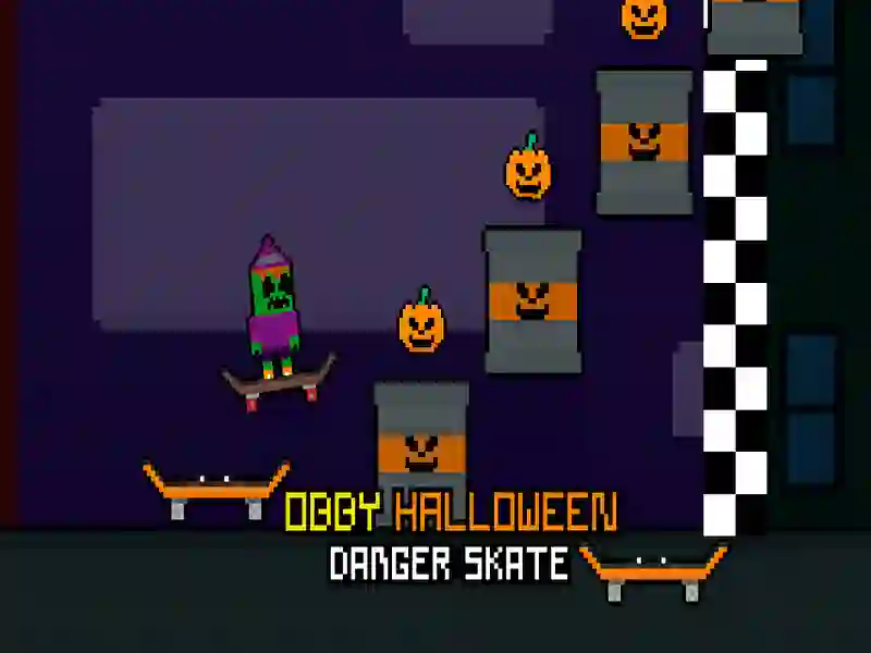 Peli Obby Halloween Danct Skate verkossa