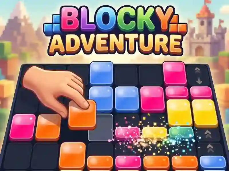Peli Blocky adventure verkossa