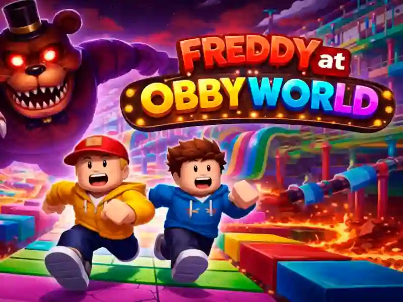 Peli Freddy Obby Worldissä verkossa
