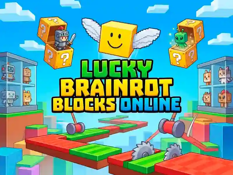 Peli Lucky Brainrot Blocks Online verkossa