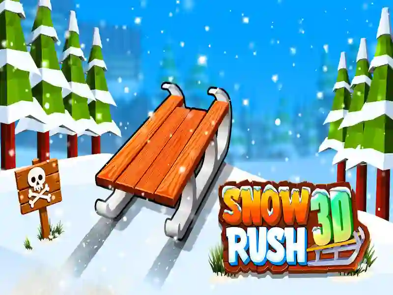 Peli Snow Rush 3d verkossa Peli Snow Rush 3d verkossa