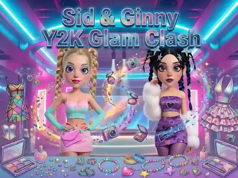Peli Sid & Ginny Y2K Glam Clash verkossa