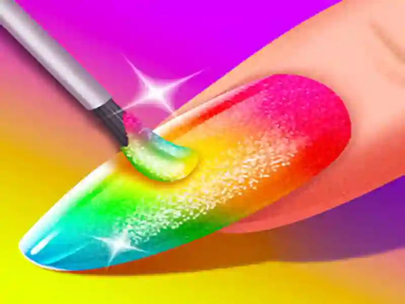 Peli Tyttöjen muoti kynsisalonki verkossa