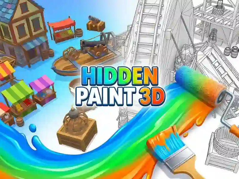 Peli Hidden Paint 3D verkossa