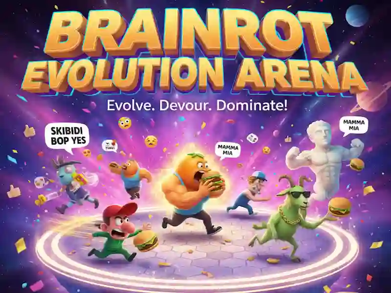 Peli Brainrot Evolution Arena verkossa