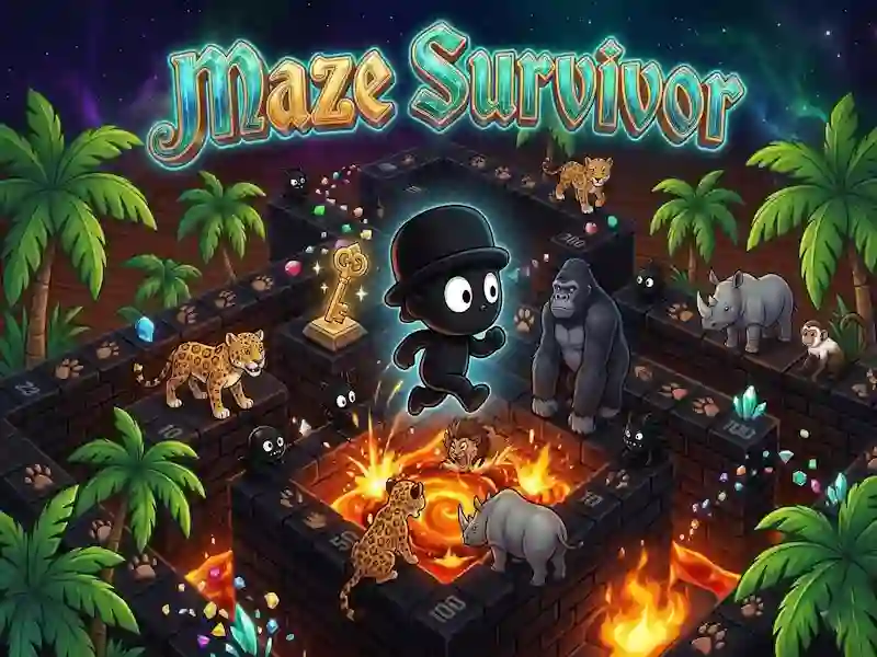 Peli Maze Survivor verkossa