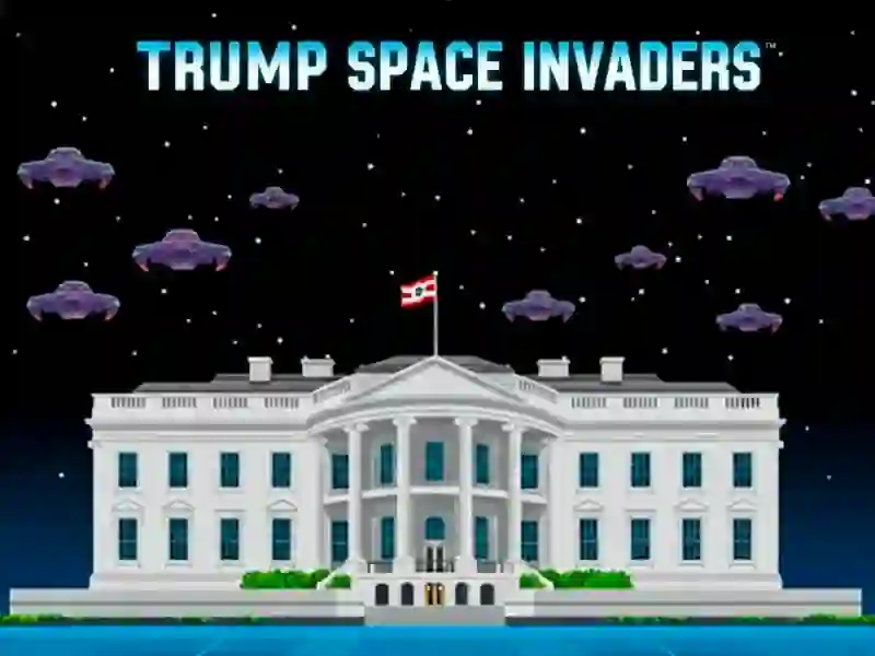 Peli Trump Space Invaders verkossa