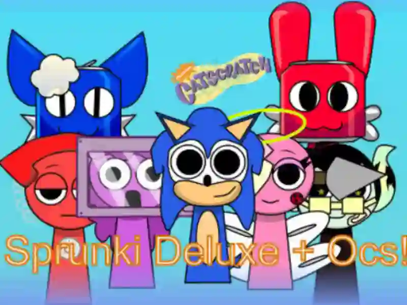 Peli Sprunki Deluxe + Ocs! verkossa