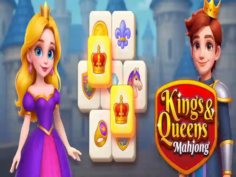 Peli Kings ja Queens Mahjong verkossa