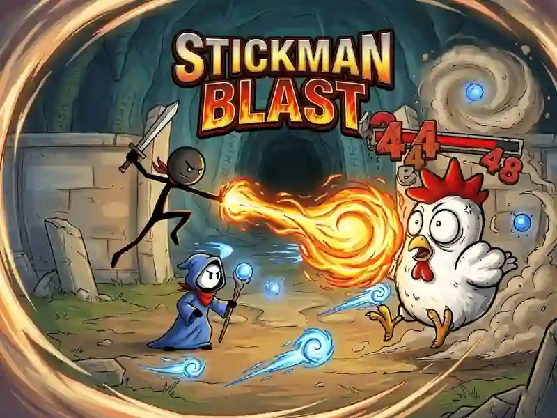 Peli Stickman Blast verkossa