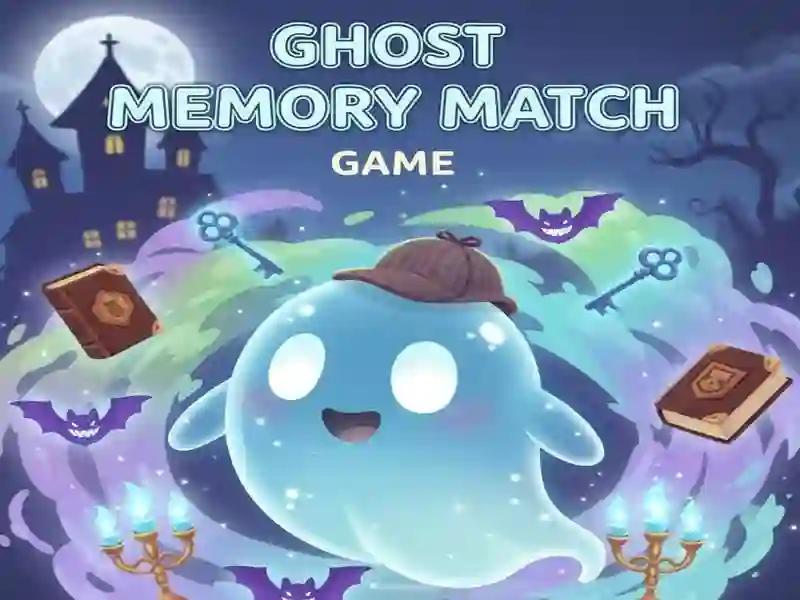 Peli Ghost Memory Match verkossa Peli Ghost Memory Match verkossa