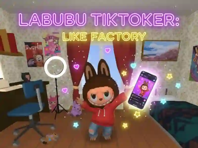 Peli Labubu TikToker: Like Factory verkossa