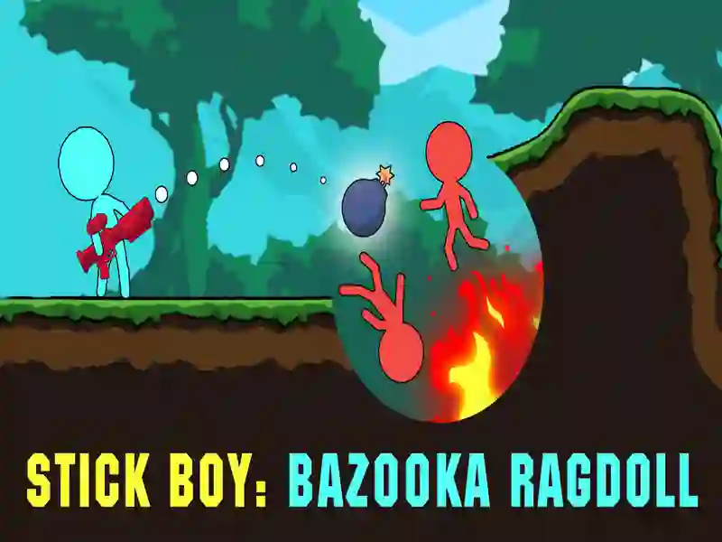 Peli Stick Boy: Bazooka Ragdoll verkossa