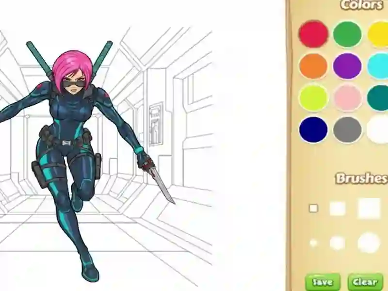 Peli Paha värityskirja lapsille verkossa