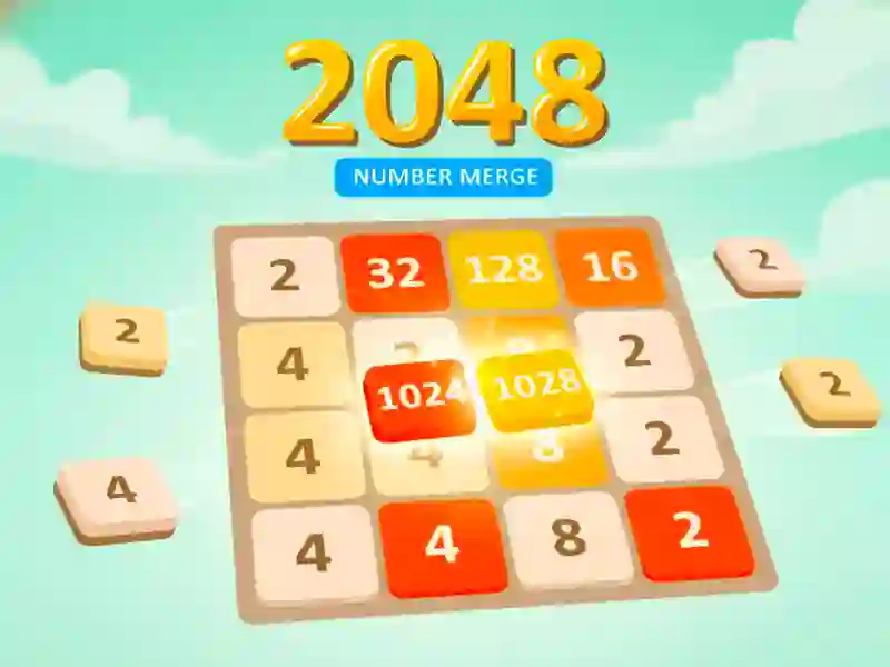 Peli 2048 Numeroiden yhdistäminen verkossa