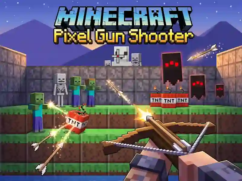 Peli Minecraft Pixel Gun Shooter verkossa