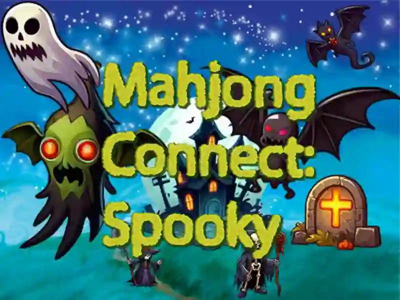 Peli Mahjong Connect Spooky verkossa