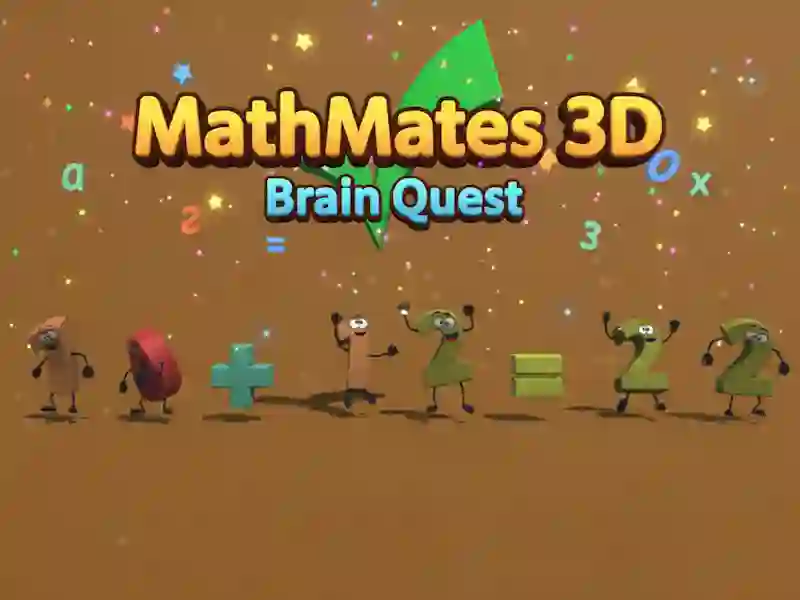 Peli MathMates 3D: Brain Quest verkossa