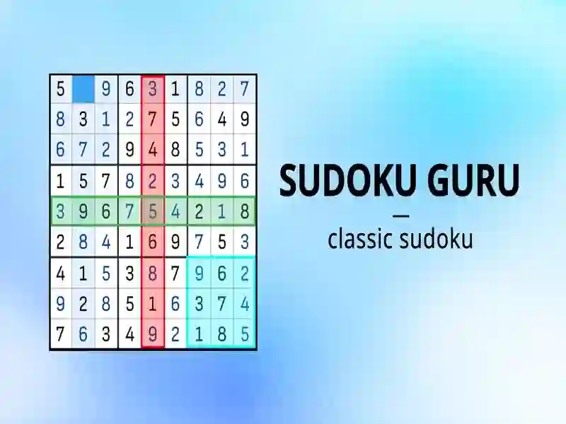 Peli Sudoku Guru verkossa Peli Sudoku Guru verkossa
