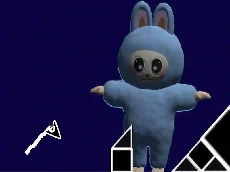 Peli Labubu-geometrian viiva verkossa