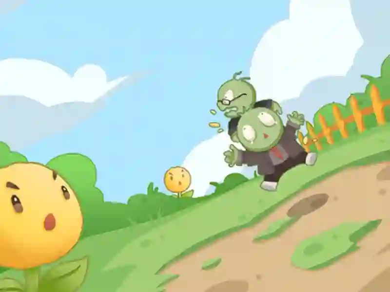 Peli Flowers vs zombeja verkossa