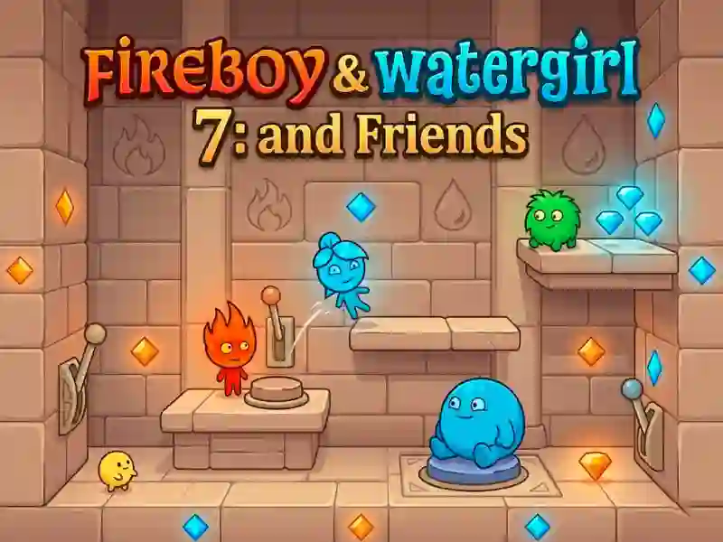 Peli Fireboy & Watergirl 7: and Friends verkossa