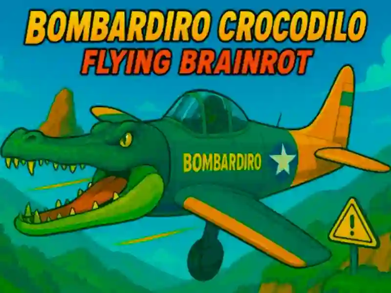Peli Bombardiro Crocodilo Flying Brainrot verkossa